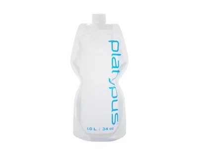 Láhev Na Vodu Softbottle 1.0L Platy Logo Průhledná - Platypus