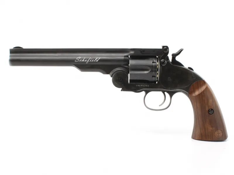 ASG Vzduchový Revolver Schofield 6 · Negro