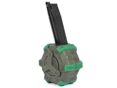 Plynový Bubnový Zásobník Pro Pistole Hi-Capa 5.1 - Olivový - WE Airsoft