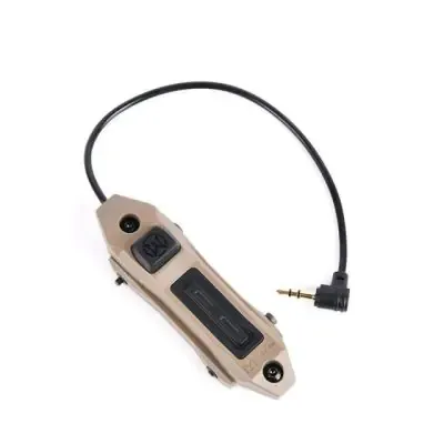 Tactical Augmented Dual Function Tape Switch 3.5mm Plug · Tan / FDE