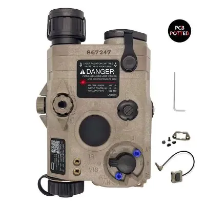 PEQ-15 FP Delta with PCB Potting - Red Laser IR Laser Illuminator