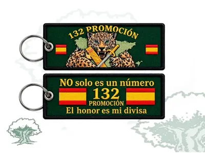 Llavero 132 Promoción Guardia Civil Bordado