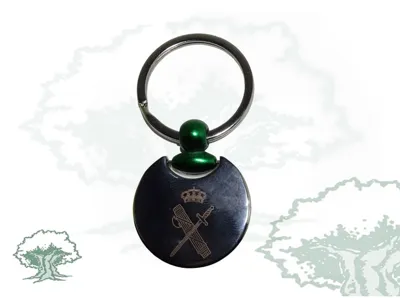 Llavero Guardia Civil Circular Metálico