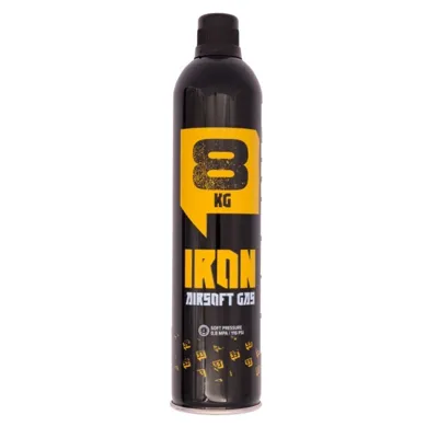 IRON Botella de Gas 8kg / 116PSI sin Silicona - 600ml - Arsenic