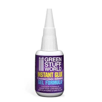 STUFF WORLD Pegamento Cianoacrilato Gel 20 gr. (9223) - Green Stuff Word