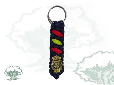 Llavero Policía Nacional Paracord