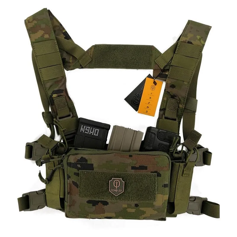 Conquer Micro Chest Rig - (6023) · Boscoso pixelado