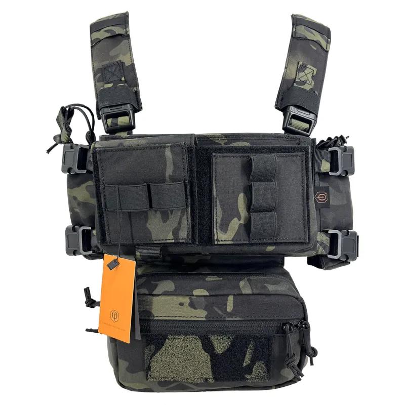 Conquer Mini Chest Rig MK3 · Multicam Black
