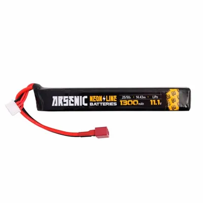 LIPO 11.1V 1300mAh 25C/50C 1 Stick - T-Dean (ARS-1030) - Arsenic