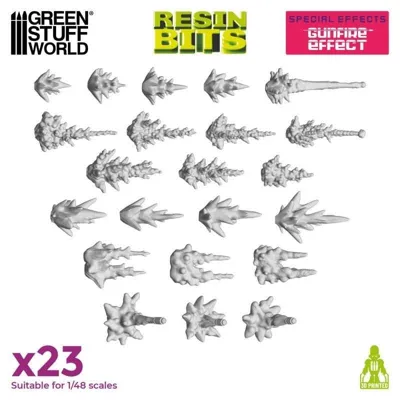 STUFF WORLD Efectos Disparos 1:48 (12361) - Green Stuff Word