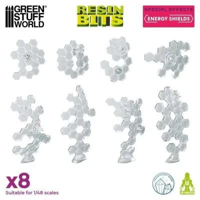 STUFF WORLD Escudos de Energia 1:48 (12365) - Green Stuff Word