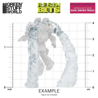 STUFF WORLD Humos para Jetpacks Doble Transparente (Modular) (12915) - Green Stuff Word
