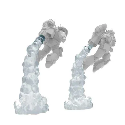 STUFF WORLD Humos para Jetpacks Transparente (Modular) (12932) - Green Stuff Word