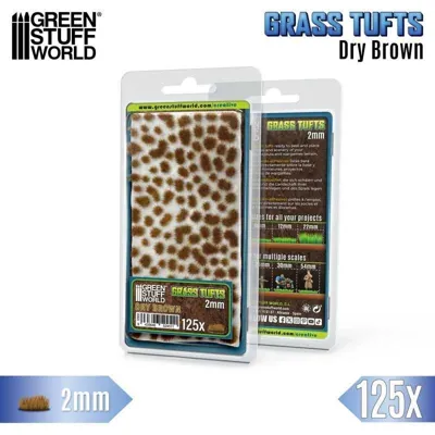 STUFF WORLD Matas Cesped Tufts 2 mm - Seco (12951) - Green Stuff Word