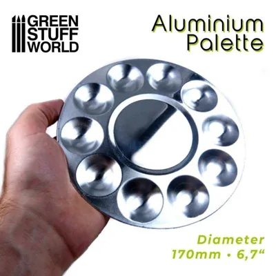 STUFF WORLD Paleta de Mezclas Redonda 10 Cavidades (1694) - Green Stuff Word