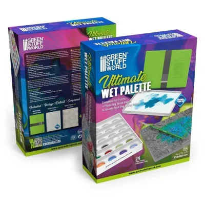 STUFF WORLD Paleta Húmeda Ultimate Pequeña (14160) - Green Stuff Word