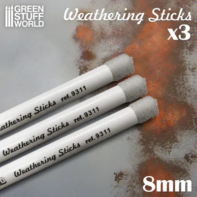 STUFF WORLD Pinceles Weathering 8mm (9311) - Green Stuff Word