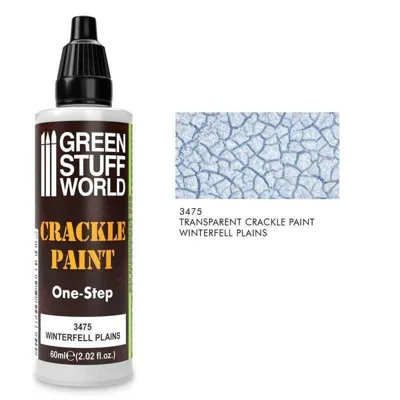 STUFF WORLD Pintura Craqueladora Transparente - Winterfell Plains / Llanuras de Invernalia 60 ml (3475) - Green Stuff Word