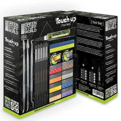 STUFF WORLD Set de Herramientas de Retoque (11635) - Green Stuff Word