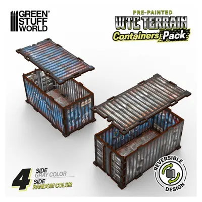 GSW Contenedores WTC Prepintado (Pack x4) (14430) - Green Stuff Word