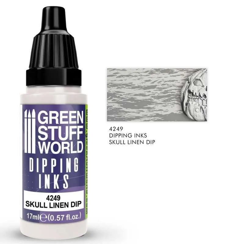Green Stuff Word GSW Skull Linen Dip