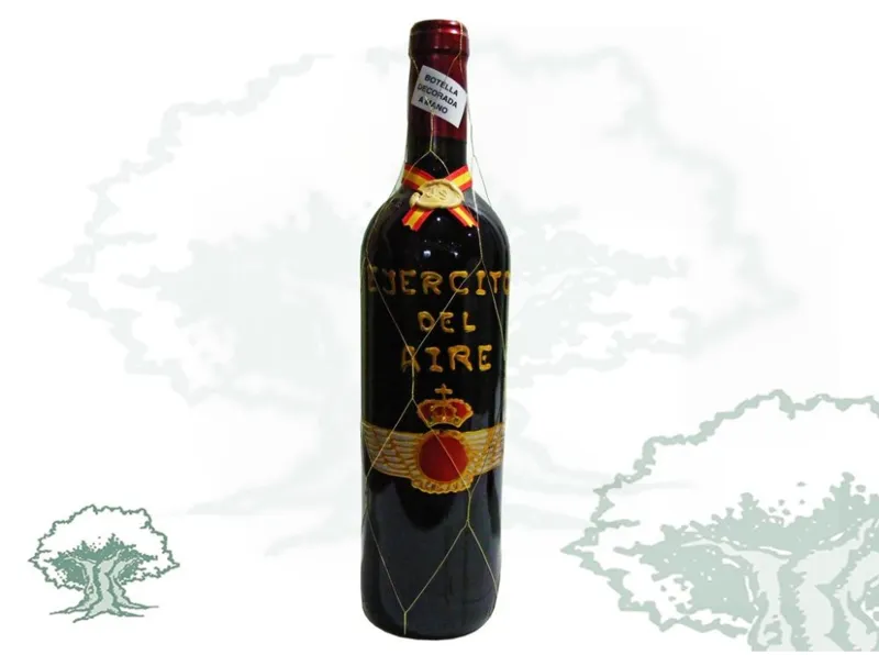 Botella de Vino Ejército del Aire