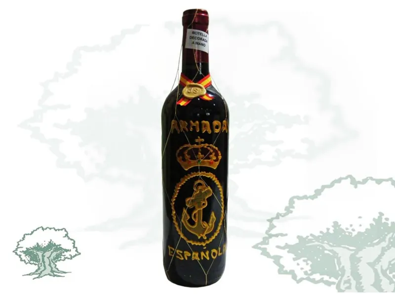 Botella de Vino Armada Española