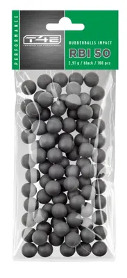 Billes RBI 50 Caoutchouc Noyau Acier - T4E