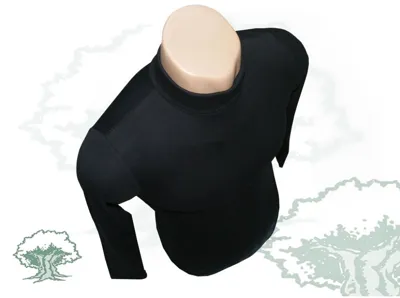 Jersey Cuello de Cisne de Algodón y Licra