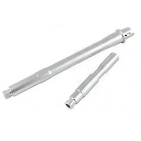 Set Outer Barrel M4 ASG in Alluminio · Plata