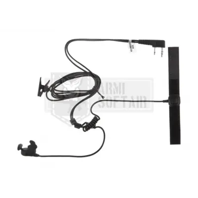 Z-Tac PTT Finger Bone Conduction Headset Kenwood Connector