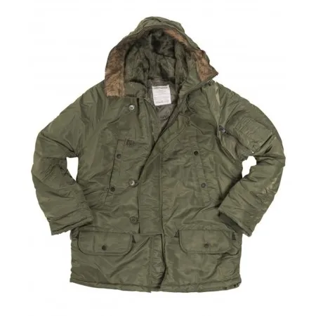 Parka Imbottito,Collo Finta Pelliccia