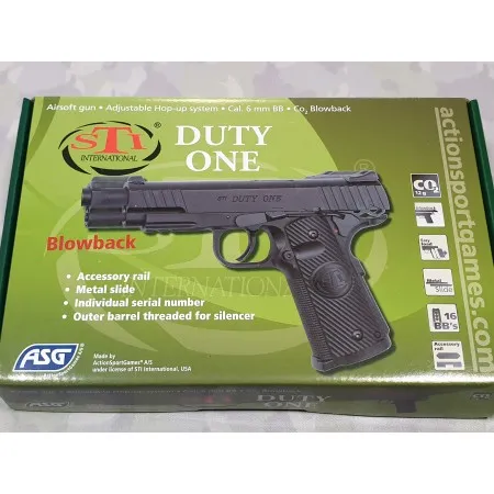 Sti. Duty.one. CO2. Pistola · Negro