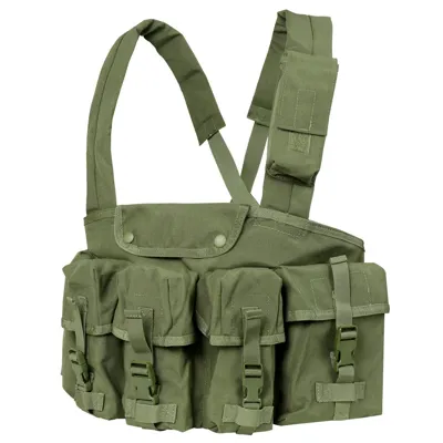 Vesta Taktická CHEST RIG 7 Kapes Zelená - S.T. Condor