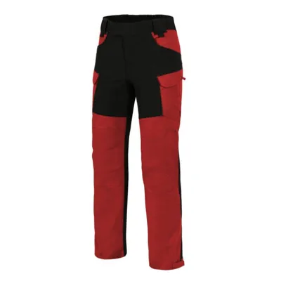 Spodnie Outdoorowe Hybrid Outback Pants® - DuraCanvas® - Crimson Sky / Czarne - SP-HOP-DC-8301A - Helikon