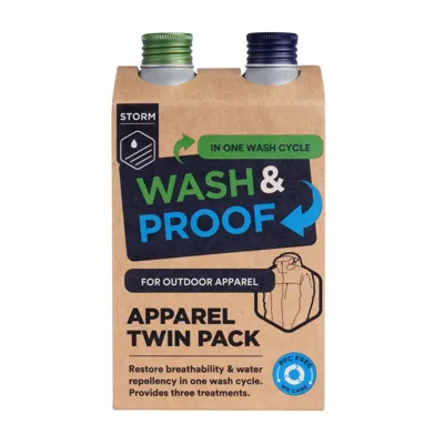Impregnat Do Odzieży I Płyn Do Prania Apparel Proofer Twin – 2 x 225 ml - S51302 - Storm airsoft