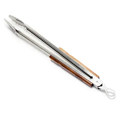 Zange Für Grill Und Kohle Edelstahl/Holz Klein 41 cm - Petromax