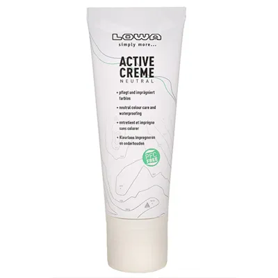 Schuhpflege Active Creme 75 ml Farblos Intensive-Wachspflege Für Schuhe - Lowa