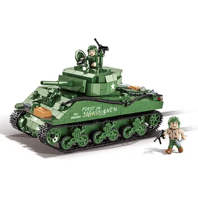 Historical Collection Bausatz Panzer M4A3E2 Sherman Jumbo 720 Teile 2550 - Cobi