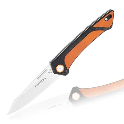 Taschenmesser K2 Excellence Leather /Braun Inkl. Gürtelclip Und Lederetui - Roxon