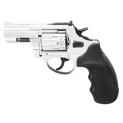Viper Compact 2,5 Zoll Schreckschuss-Revolver 9mm R.k. Chrom - Ekol