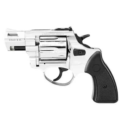 R2 2 Zoll Schreckschuss Revolver Kal. 9mm R.k. Chrom - Zoraki