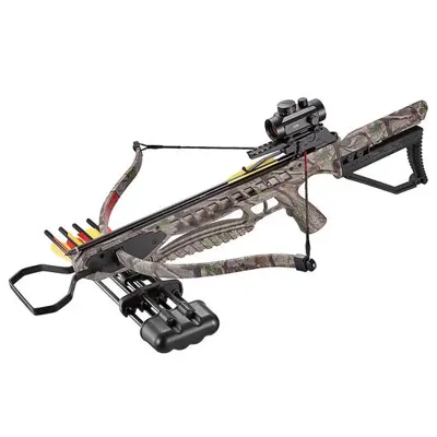 MK Recurve Armbrust Messenger 175 Lbs Inkl. 4 Pfeile GOD - Man Kung