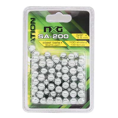 Stahlkugeln SA-200 Für Schleuder 9,5 mm, 100 Stück - Next Generation