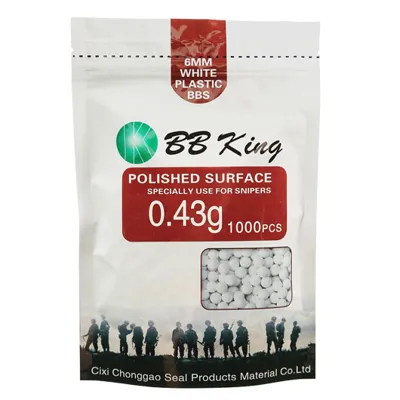 Precision BBs 0.43g 1.000ER Beutel Weiss - BB King