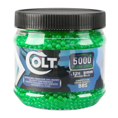 Colt Competition Grade BBs 0,12g 5.000ER Container Clear - Cybergun