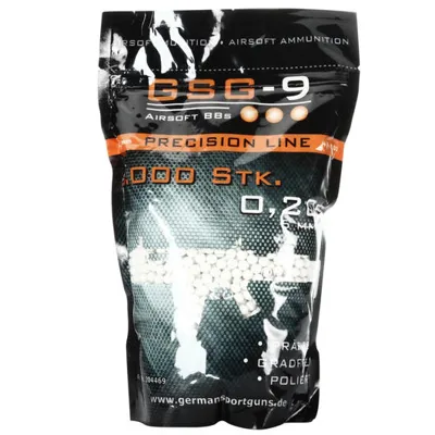 GSG-9 Precision Line BBs 0.20g 5.000ER Beutel Weiss