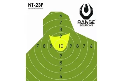 NT-23P Mini Soldado Busto Escudos de Tiro - 100 Uds - Range Solutions