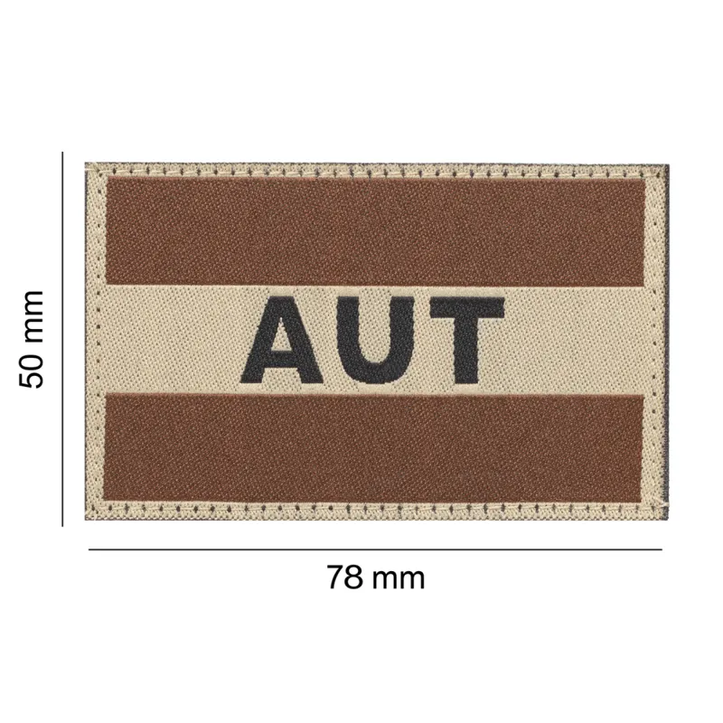 Austria Flag Patch · Tan / FDE