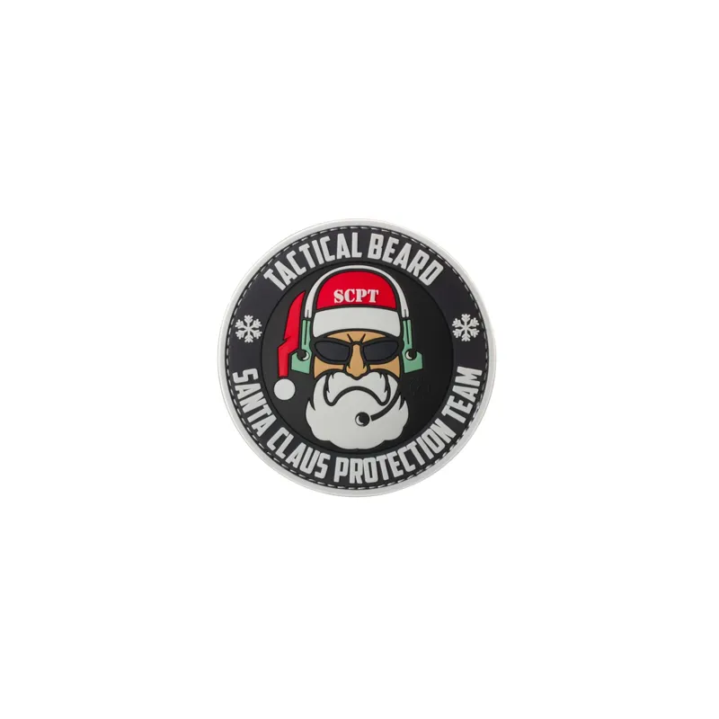 Santa Claus Protection Team Rubber Patch Color